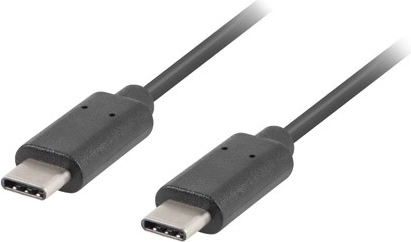 Kábel USB-C na USB-C 2.0, 1 m, čierny