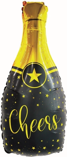 Fóliový balón fľaša šampanského Cheers