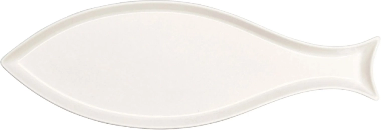 Pravidelná servírovacia polmiska ryba 37,5 × 12,5 cm