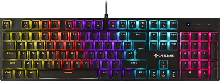 Mechanická herná klávesnica tracer gamezone unique pudding rgb, usb