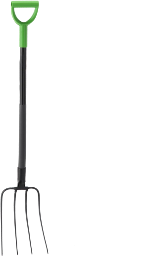 Záhradné vidly 4-hrotové s oceľovou násadou 120 cm s D rukoväťou