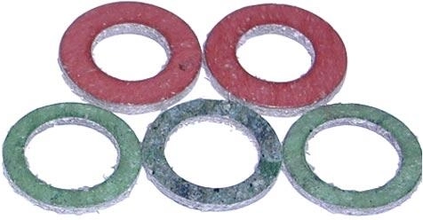 Tesnenie pre prevlečné matice 1/2, klingeritové, 12 × 18 × 2 mm, sada 5 ks