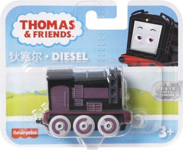 Tomek a priatelia malá kovová lokomotíva Diesel