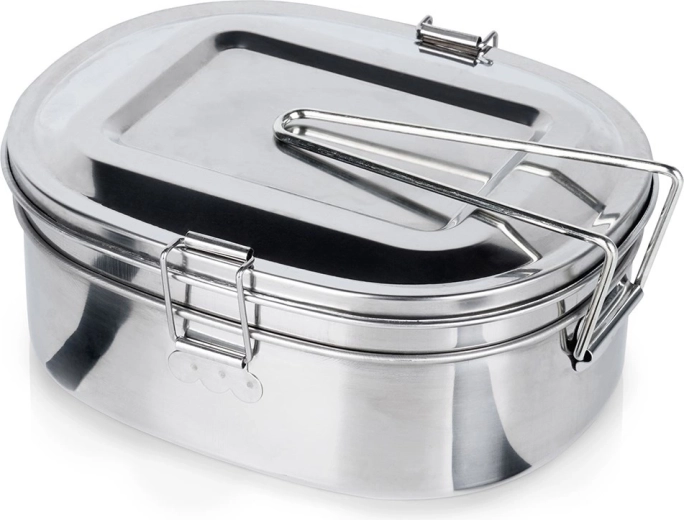 Oceľová turistická menážka/lunch box 2-dielna 350/900 ml REDCLIFFS