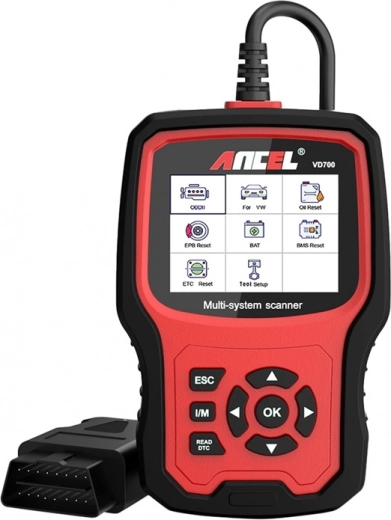 Diagnostický skener OBD2 ANCEL VD700 pre vozidlá VAG
