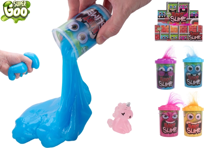 Super Goo sliz – chlpaté monštrum 8 cm, 100 g