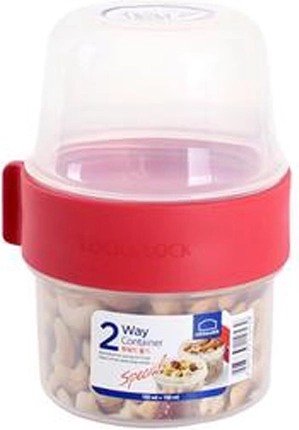 Dóza na potraviny 2 v 1, 150 + 150 ml Locknlock