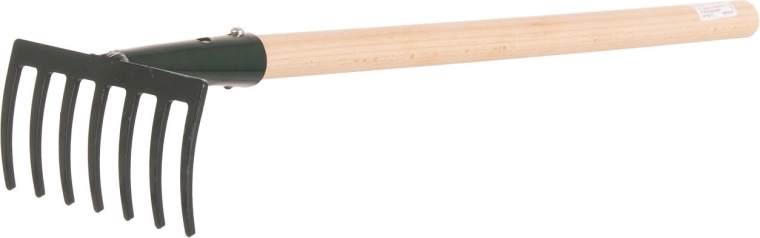 Profesionálne hrabličky so 7 hrotmi s násadou 50 cm