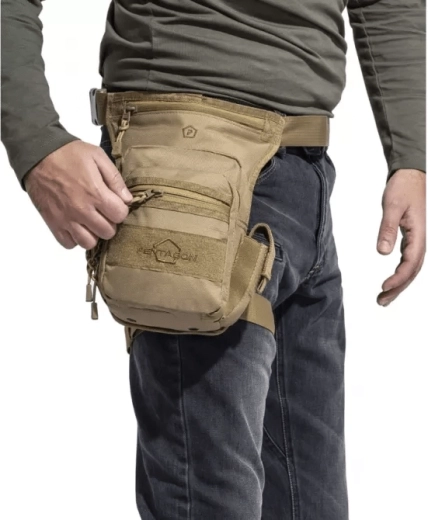 Stehenná taška PENTAGON MAX-S 2.0, čierna