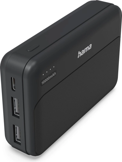 Hama Power Pack Pocket 10 powerbanka 10 000 mAh antracit (2× USB-A)
