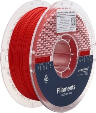 PLA filament High Speed 1,75 mm, 1 kg, červený