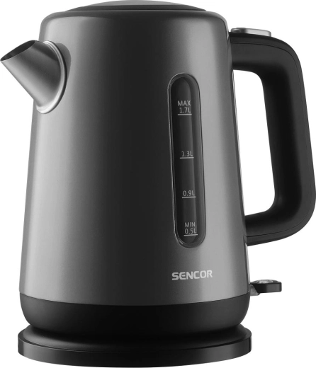 Rýchlovarná kanvica Sencor SWK 1753BK sivá