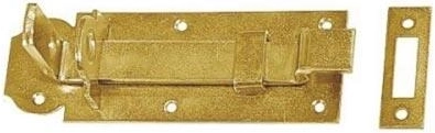 Zástrč uzamykacia typ Z 120 × 45 × 5 mm, galvanicky žltý zinok
