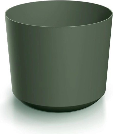 Kvetináč TUBO 14,8 cm tmavozelený