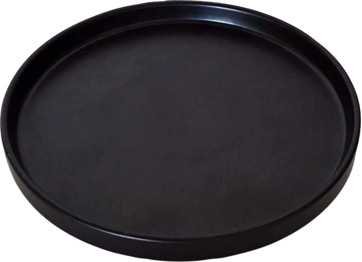 Dezertný tanier 20 cm čierny mat Kitchisimo