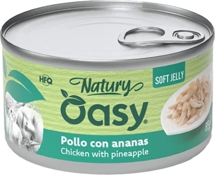 Oasy Natury Soft Jelly kuracie s ananásom 85 g