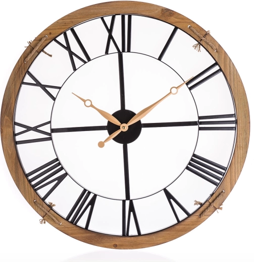 Nástenné hodiny Gold Rim 60 cm