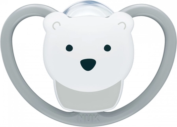 Cumlík NUK Perfect Match Air Polar Bear 18+ mesiacov, silikónový
