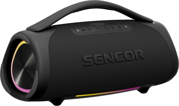 Bluetooth reproduktor resonex mega s výkonom 190 w, ipx7 a led osvetlením