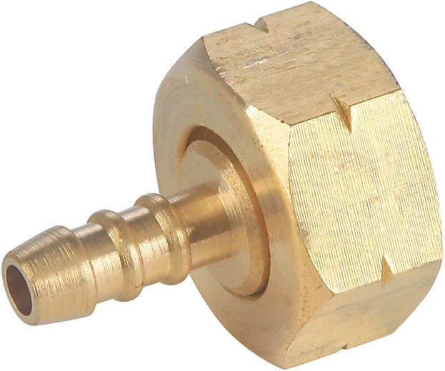 Plynový nátrubok 8 mm s maticou W21,8 LH