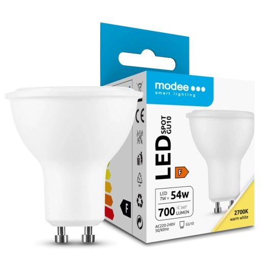 Modee LED žiarovka GU10 7 W, 700 lm, 110°, teplá biela 2700 K