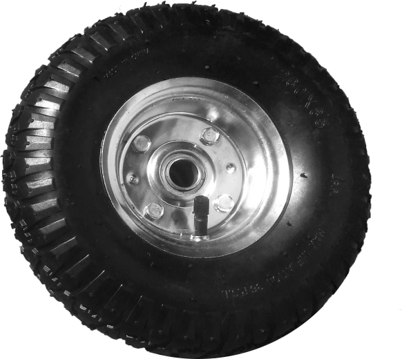 Nafukovacie koleso na rudlík 260/20 mm s kovovým diskom - 1 kus