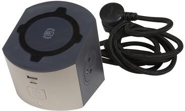 Predlžovací kábel 2x2P+Z Indukcia+USB A/C