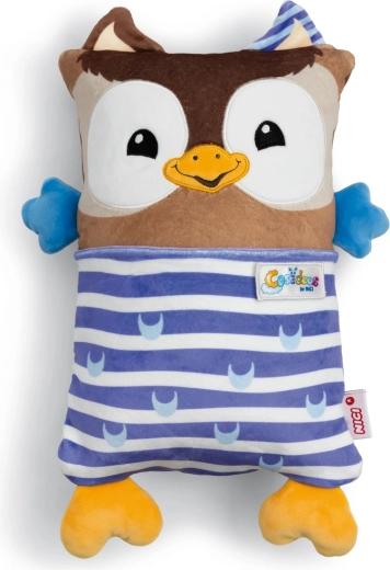 Nici Cosidoos obojstranná plyšová sova 30 × 20 cm