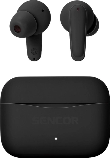 Bezdrôtové slúchadlá Sencor SEP Grim Black s ANC