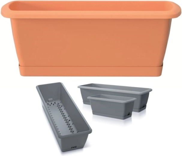 Truhlík so samozavlažovacím systémom Respana Easycare 39,7 cm – terakota