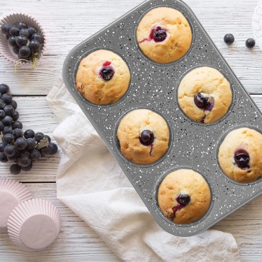 Pečenie 6 veľkých muffinov naraz