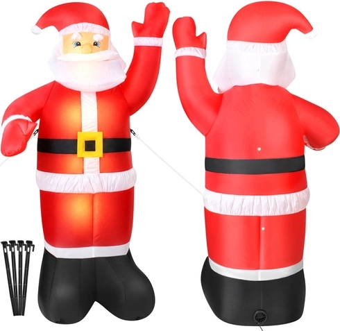 Nafukovací Santa Claus Zortiva s LED osvetlením 180 cm