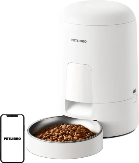 Petlibro Air inteligentný automatický dávkovač krmiva pre domáce zvieratá, biely