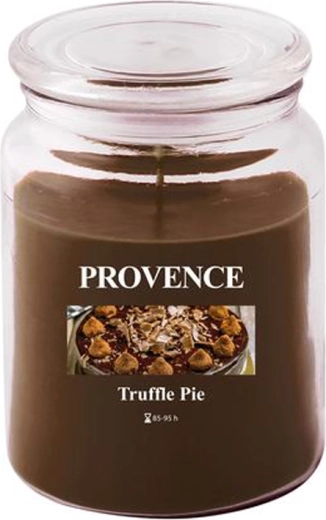 Vonná sviečka v skle PROVENCE lanýžový koláč 95 h
