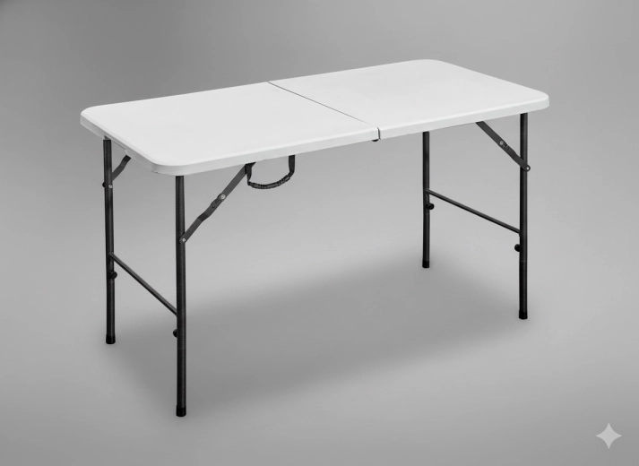 Skladací turistický a cateringový stôl 120 × 60 × 74 cm