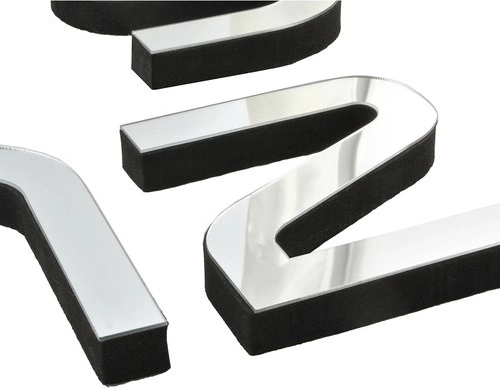 Elegantné 3D zrkadlové číslice