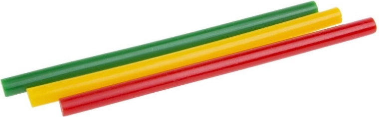 Farebné tavné tyčinky do lepiacej pištole 11,2 × 200 mm (10 ks)