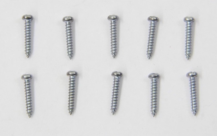 Samovrtné skrutky do plechu M2,2 × 13 mm, 10 ks