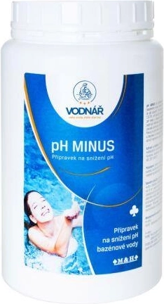 Zmes na zníženie pH bazénovej vody VODNÁR 1,5 kg