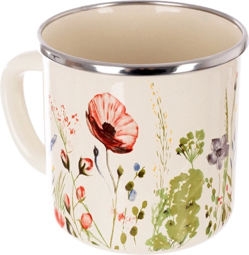 Odolný smalt s nerezovým lemom