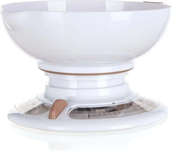 Kuchynská mechanická váha 3 kg Culinaria White