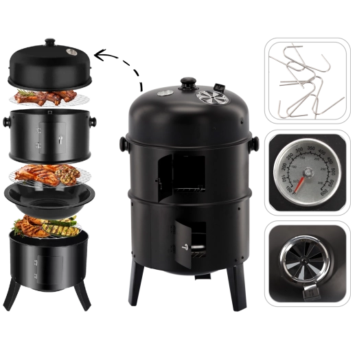 Dva rošty a pohodlný prístup dvierkami