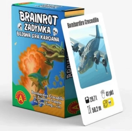 Rodinná kartová hra Brainrot: Zadýmka