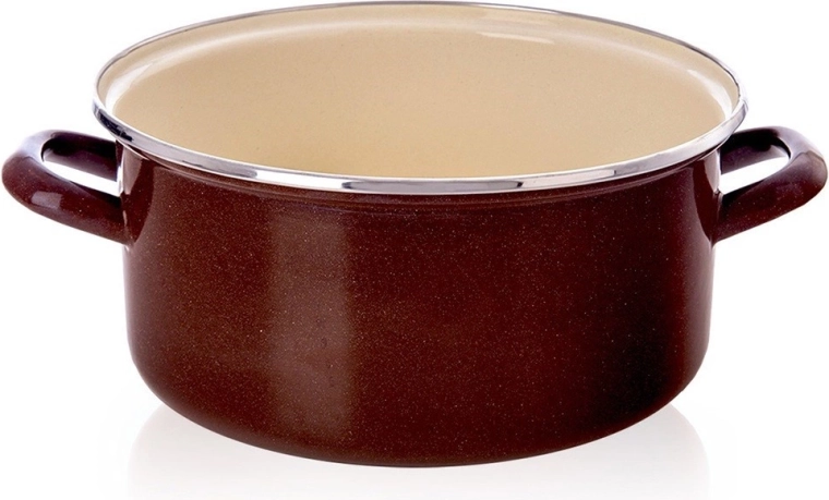 Smaltovaný hrniec Brown 26 cm, 5 l Orion