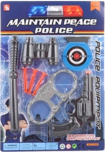 Policajná sada pre deti s doplnkami