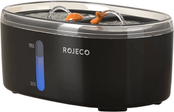 Vodná fontána pre domáce zvieratá Rojeco 2,5 l (čierna)