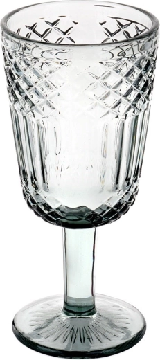 Sklenený čierny pohár na víno 270 ml