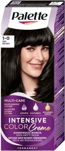 Palette Intensive Color Creme čierna permanentná farba na vlasy