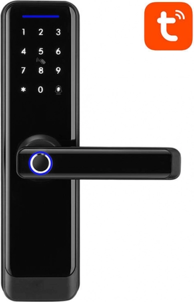 Inteligentný digitálny zámok Avatto ZSDL-A270-B-ALI-6072 ZigBee čierny