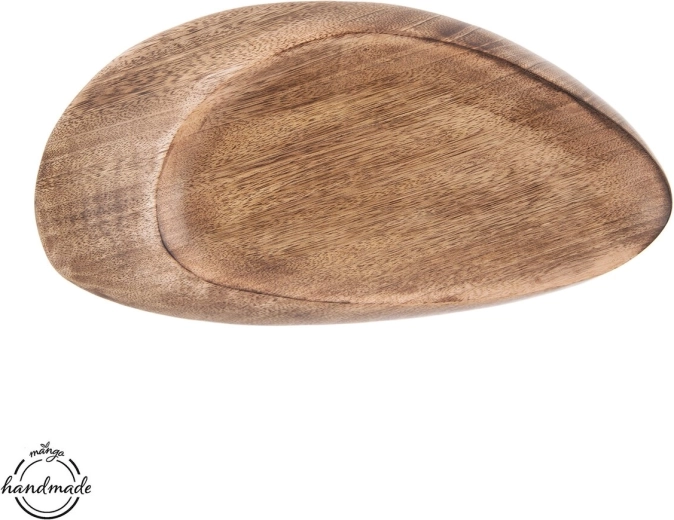 Oválny servírovací podnos z mangového dreva 39 × 20 cm